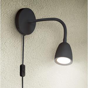 Solight WO54-B - LED Димируема малка лампа за стена LED/4W/230V черен