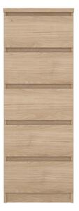 Скрин от дъбов декор в естествен цвят 40x111x50 cm Naia – Tvilum