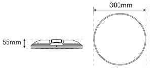 LED Плафон за баня SLIDE LED/6/12/18/24W/230V IP44 бял