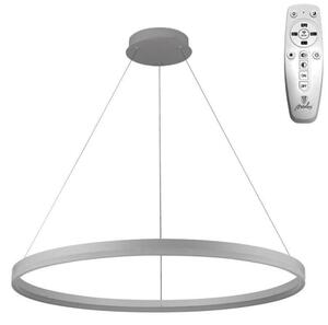 Brilagi -LED Димируем полилей на кабел CIRCLE LED/55W/230V 3000-6500K сребрист + дистанционно управление