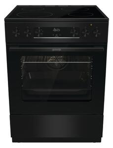 Готварска печка Gorenje GEC6C40BG, клас A, 71л. обем, 4 нагревателни зони, хидролитично почистване, MultiAir технология, FrozenBake, черна