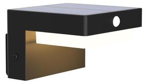 LED соларен стенен фенер MALI LED/4,5W/3,7V 2000 mAh IP44 черен