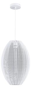 Пендел KAREI 1xE27/20W/230V Ø 30 см бял