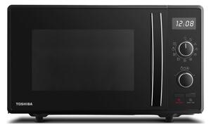 Микровълнова фурна Toshiba MW-AG23P(BK), с грил, механично управление, 900W, 23l обем, 5 степени на мощност, черна