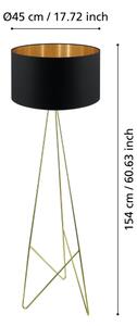 Eglo 39231 - Стояща лампа CAMPORALE 1xE27/60W/230V