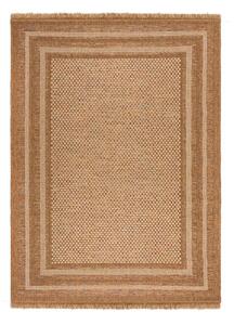 Външен килим в естествен цвят 120x170 cm Layla Border – Flair Rugs
