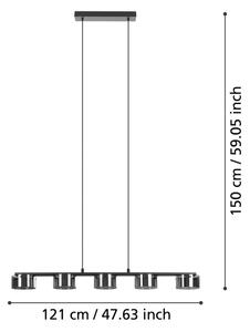 Eglo 39875 - LED Димируем висящ полилей COPILLOS 5xLED/5,4W/230V