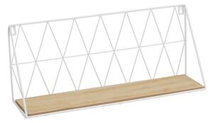 Рафт в бяло и натурално 48 cm - Casa Selección