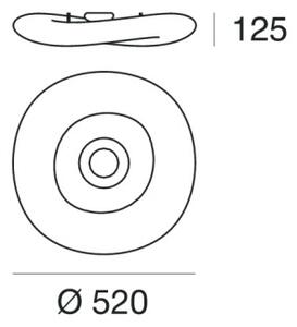 Linea Light 8006 - LED Димируем плафон MR. MAGOO LED/23W/230V