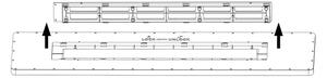 Top Light - LED Димируем панел за повърхностен монтаж REVIT LED/70W/230V 3000-6500K черен + д.у