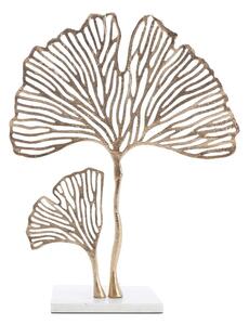 Метална статуя (височина 48 cm) Leaf – Light & Living