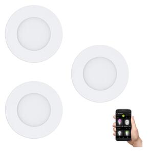 Eglo 31741 - Комплект 3xLED димируемо осветително тяло FUEVA-Z LED/2,8W/230V IP44 бяло