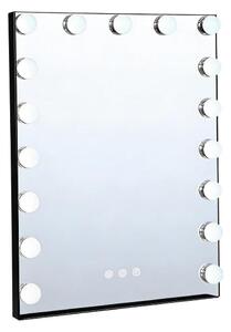 Brilagi - Димируемо огледало за грим HOLLYWOOD LED/15W/230V 55x70 cm черно