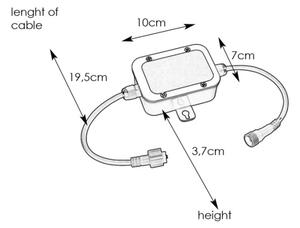 Markslöjd 108332 - Кутия за предпазители GARDEN24 24V IP44