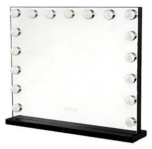 Brilagi - LED димируемо огледало за грим HOLLYWOOD LED/15W/230V 60x50 cm черно