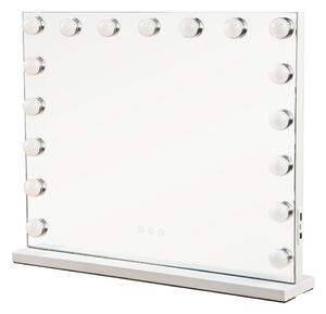 Brilagi - LED димируемо огледало за грим HOLLYWOOD LED/15W/230V 60x50 cm бяло