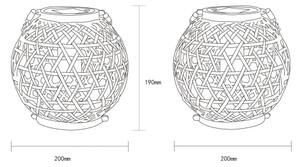 Globo 36659 - LED Соларна лампа LED/0,02W/3V IP44