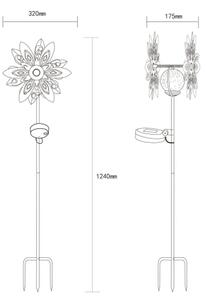 Globo 36578S - LED соларна декорация LED/0,02W/3V IP44