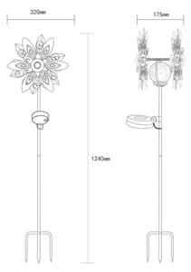 Globo 36577 - LED соларна декорация LED/0,02W/3V IP44