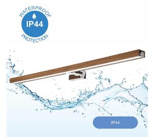Brilagi-LED Лампа за огледало в баня WOODY MIRROR LED/15W/230V IP44 дъб/хром