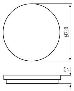 Kanlux 38778 - LED Екстериорна лампа BENO LED/12/18W/230V 3000/3500/4000K IP65 бял