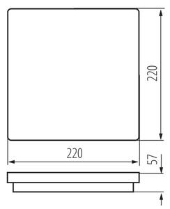 Kanlux 38787 - LED Екстериорна лампа BENO LED/12/18W/230V 3000/3500/4000K IP65 антрацит