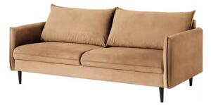 Кафяв кадифен диван 203 cm Juli – Ropez