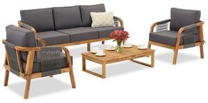 Градински мебели от акациева дървесина Mumbai Coffee 5 Garden Point