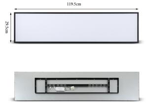 Brilagi - LED Плафониера SLIMFRAME LED/58W/230V 120x30 см черен