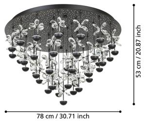 Eglo 390276 - Димируема LED таванна лампа PIANOPOLI LED/77,4W/230V 3000K