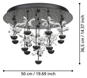 Eglo 390275 - LED Димируем плафон PIANOPOLI LED/27W/230V 3000K