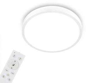 Briloner 3709-016 - LED RGBW Димируем плафон LED/22W/230V бял + д.у