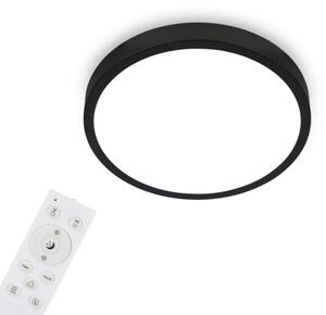 Briloner 3709-015 - LED RGBW Димируем плафон LED/22W/230V черен + д.у