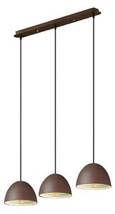Ideal Lux - Пендел FOLK 3xE27/60W/230V кафяв