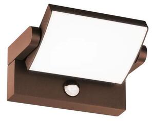 Ideal Lux -LED Екстериорен аплик със сензор SWIPE LED/21W/230V CRI 90 IP54 кафяв