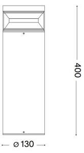 Ideal Lux - LED Екстериорна лампа BOEING LED/14W/230V 40 см IP65 кафяв
