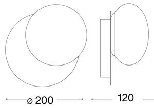 Ideal Lux - LED аплик NINFEA 1xGX53/9W/230V бял