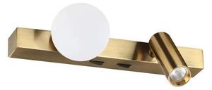 Ideal Lux - LED стенен аплик BINOMIO 2xLED/3W/230V CRI 90 месинг