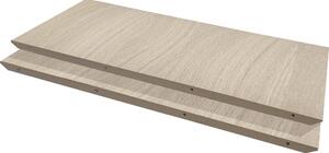 Допълнителни чинии за маса за хранене 2 бр. в дъб 48x100 cm Mezza - Hammel Furniture