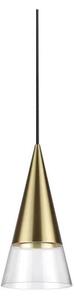Ideal Lux - LED Пендел CONO 1xGU10/7W/230V Ø 15 см месинг