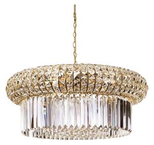 Ideal Lux - Кристален пендел NABUCCO 16xE14/40W/230V Ø 70 см златист