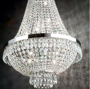 Ideal Lux - LED Кристален пендел CAESAR 6xG9/3W/230V Ø 38 см хром