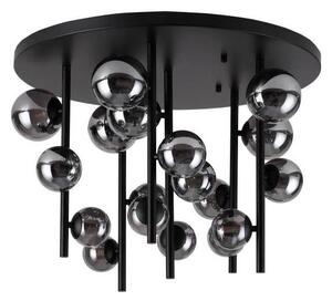 Ideal Lux - LED полилей на тръба PERLAGE 18xG9/3W/230V Ø 70 см черен/димно