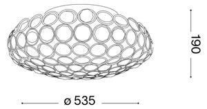 Ideal Lux - LED Кристална плафониера KING 9xG9/3W/230V Ø 53,5 см хром