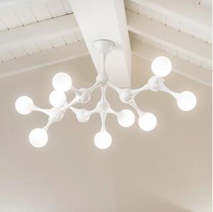 Ideal Lux - LED Полилей за повърхностен монтаж NODINO 9xG9/3W/230V бял