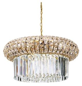 Ideal Lux - Кристален пендел NABUCCO 12xE14/40W/230V Ø 60 см златист