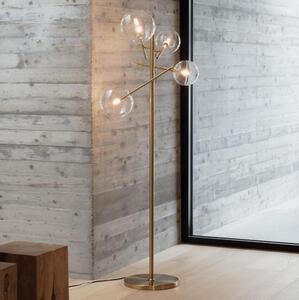 Ideal Lux - LED Лампион EQUINOXE 4xG4/2W/230V месинг/прозрачен