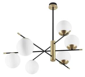 Ideal Lux - Висящ полилей GOURMET 6xE14/28W/230V Ø 100 см златист