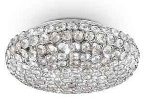 Ideal Lux - LED Кристална плафониера KING 5xG9/3W/230V Ø 38 см хром