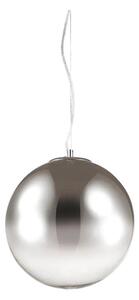 Ideal Lux - Пендел MAPA 1xE27/42W/230V Ø 40 см сив/опушен